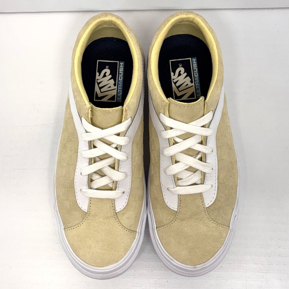 Vans Off The Wall Old Skool Suede Sneakers Golden Yellow with White W 8.5/ M 7.0 - Picture 5 of 11